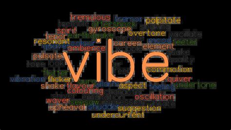 different word for vibe.